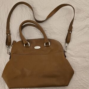 Furla Brown Leather Shoulder Bag